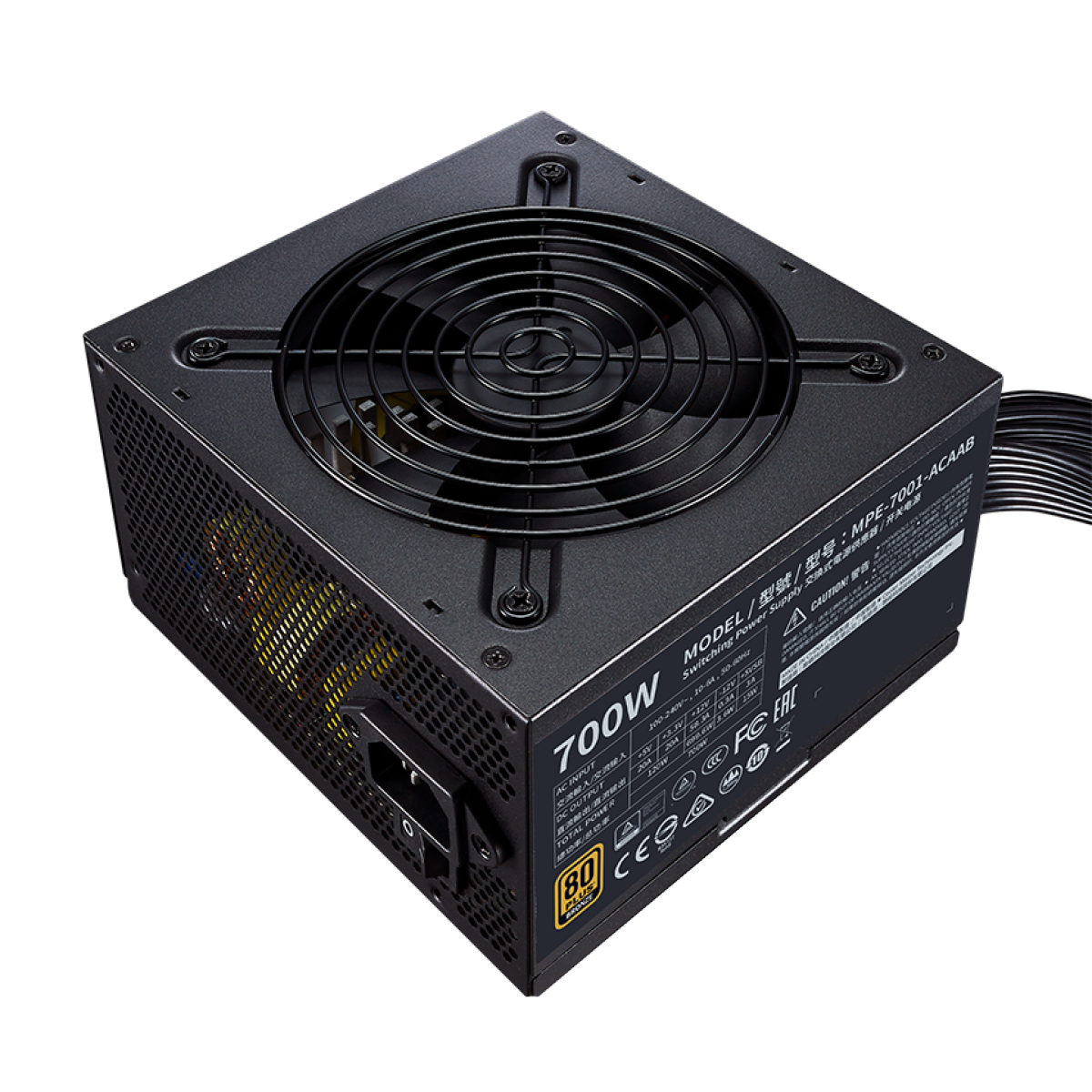 Fonte Cooler Master MWE V2 700W, 80 Plus Bronze, PFC Ativo - miniatura 2