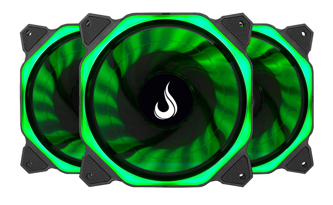 Kit 3 Fans Aura Energy Rise Mode + Controladora - miniatura 5