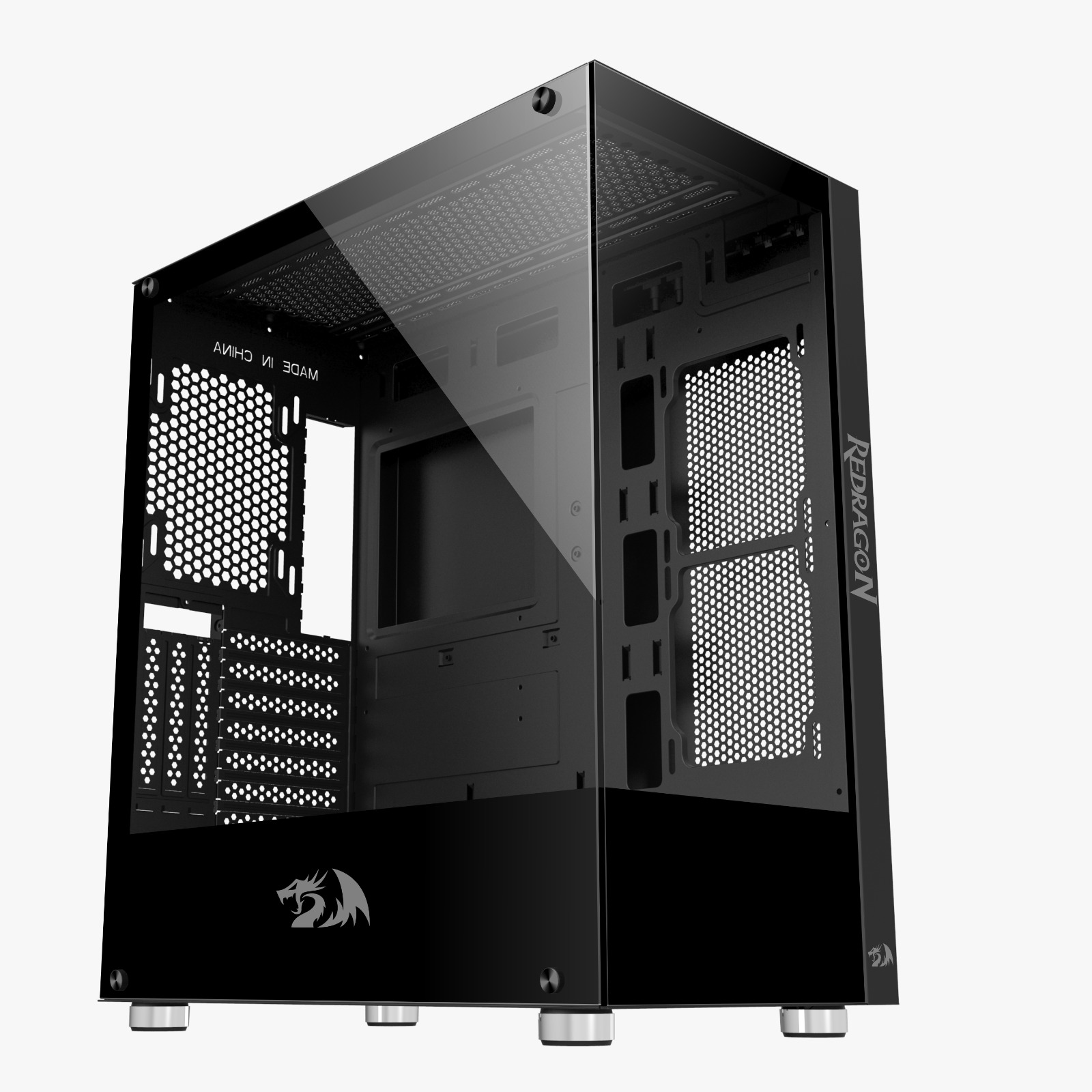 GABINETE REDRAGON REFLECT PRETO MODELO CA-601B - foto 1