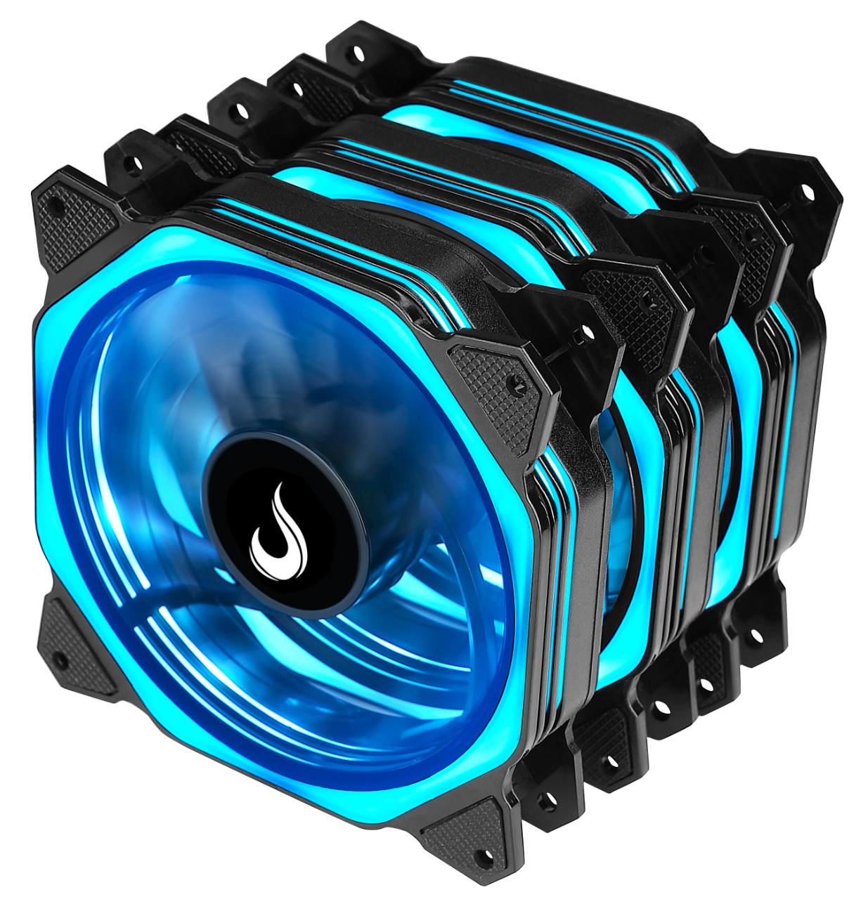 Kit 3 Fans Aura Energy Rise Mode + Controladora - miniatura 7