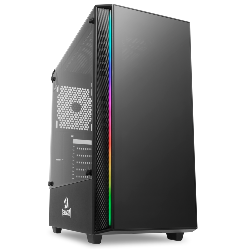 GABINETE GAMER REDRAGON GRAPPLE PRETO (NÃO ACOMPANHA FANS) - miniatura 5