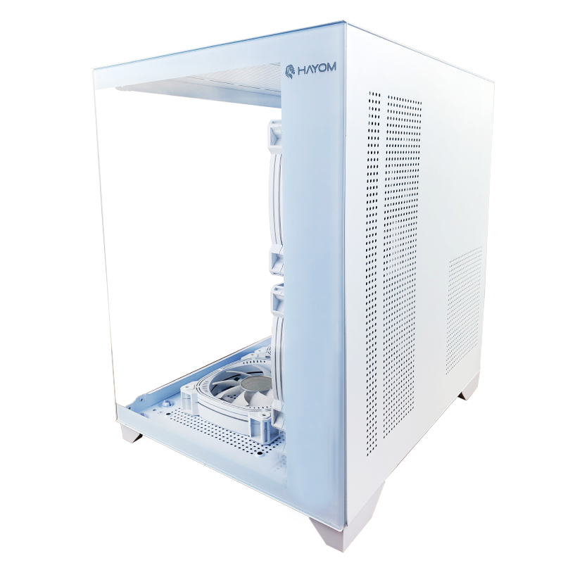 Gabinete Cubo Gamer Hayom Com 4 Fans RGB - GB1791 Branco - miniatura 5