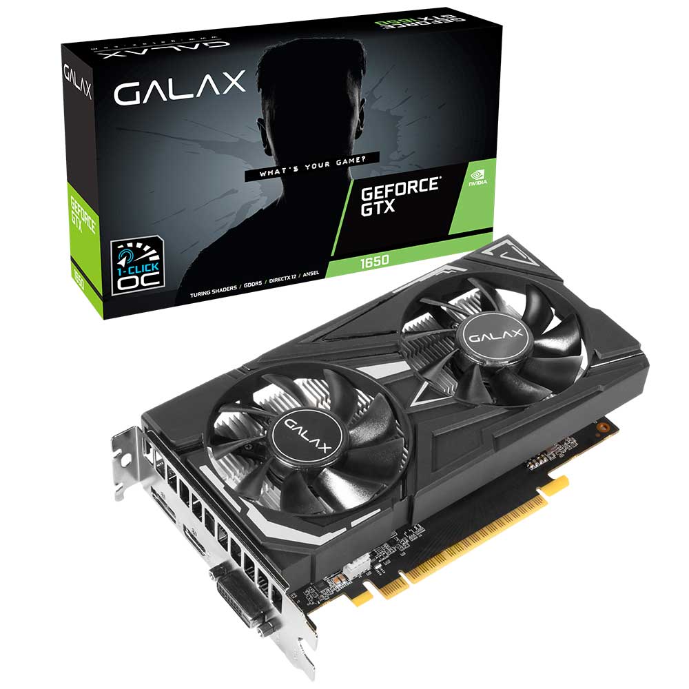 GPU NV GTX 1650 4GB EX 1CLICK OC G6 128B GALAX - foto 1