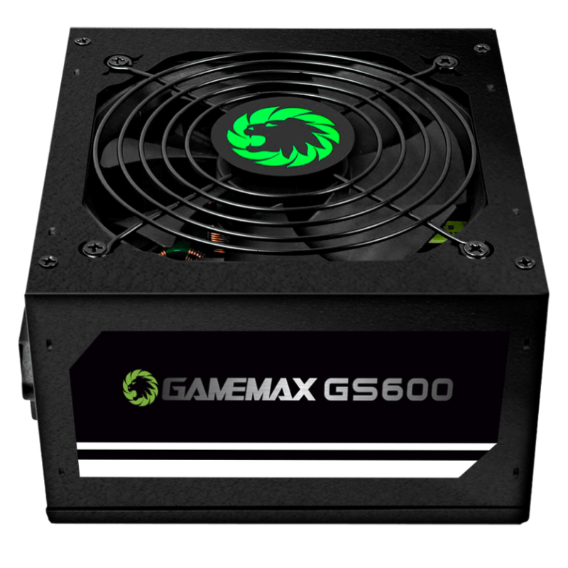 Fonte Gamemax 600w Gs600 com Cabo PFC Ativo 80 Plus White Preto - miniatura 2