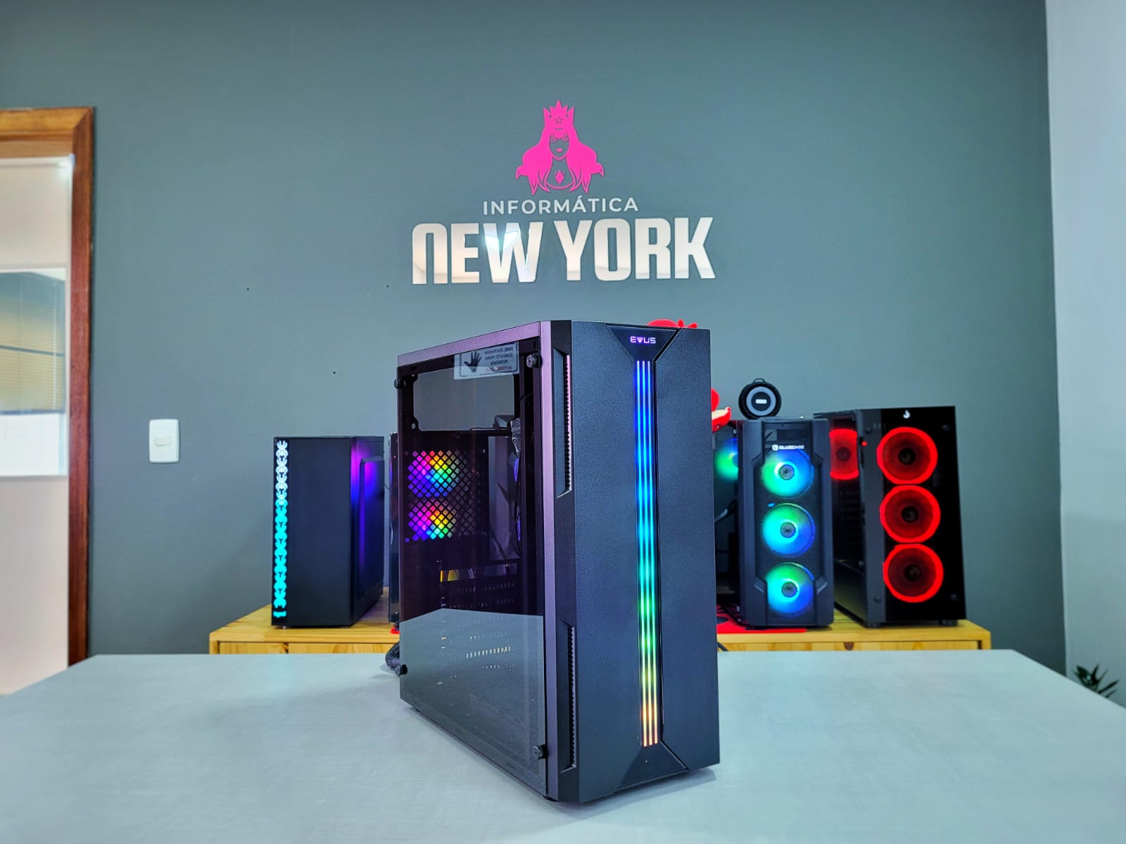 Gabinete Gamer Evus EV-G13 ATX com Led RGB - miniatura 11