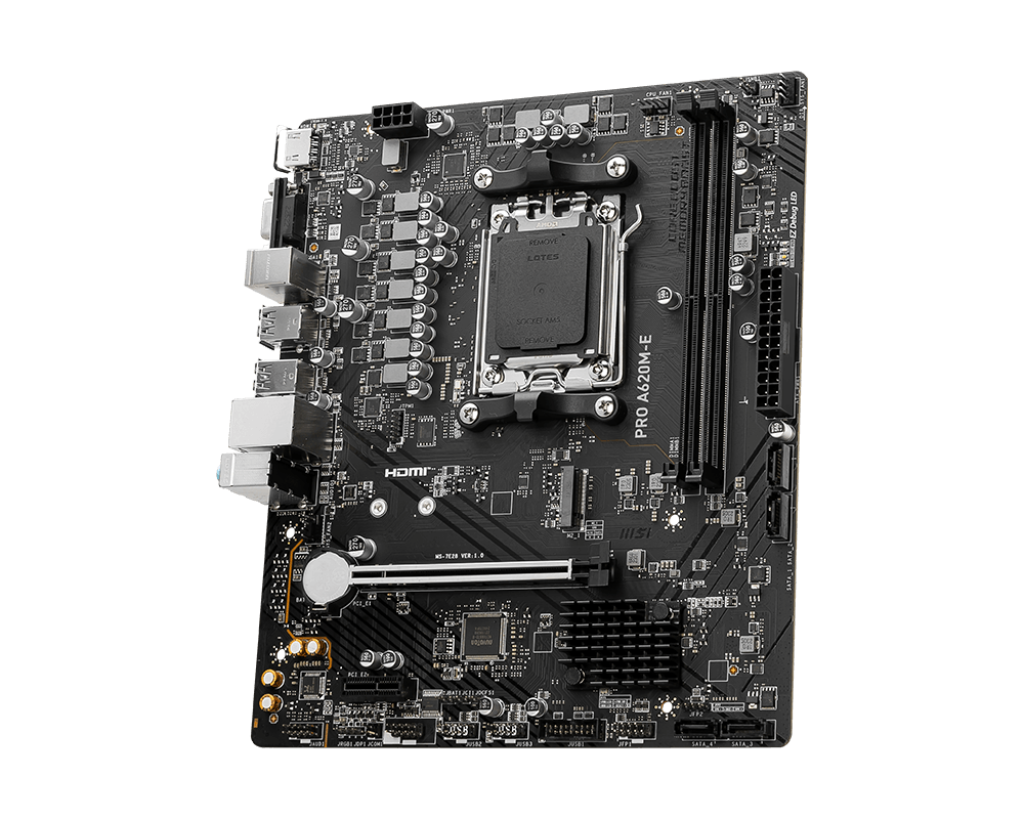 Placa Mae MSI Pro A620m-E, AMD AM5, M-ATX, DDR5, Chipset A620 - miniatura 3