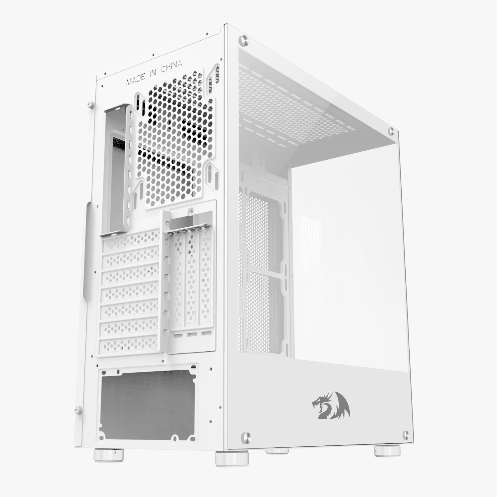 GABINETE REDRAGON REFLECT BRANCO MODELO CA-601W - miniatura 4