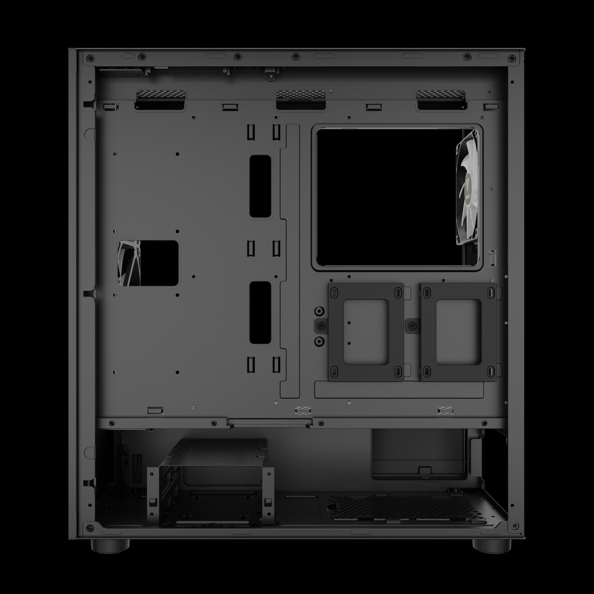 Gabinete Gamdias Talos E3 Mesh Elite Preto com 3 fans - miniatura 6
