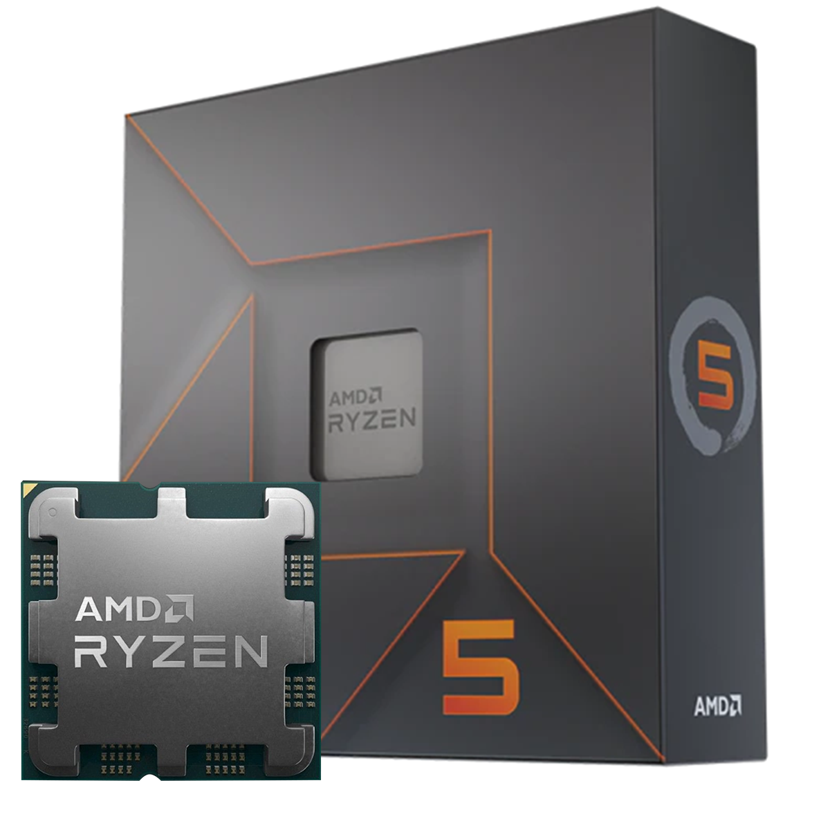 Processador AMD Ryzen 5 7600X 4.7GHz (5.3GHz Turbo) - foto 1