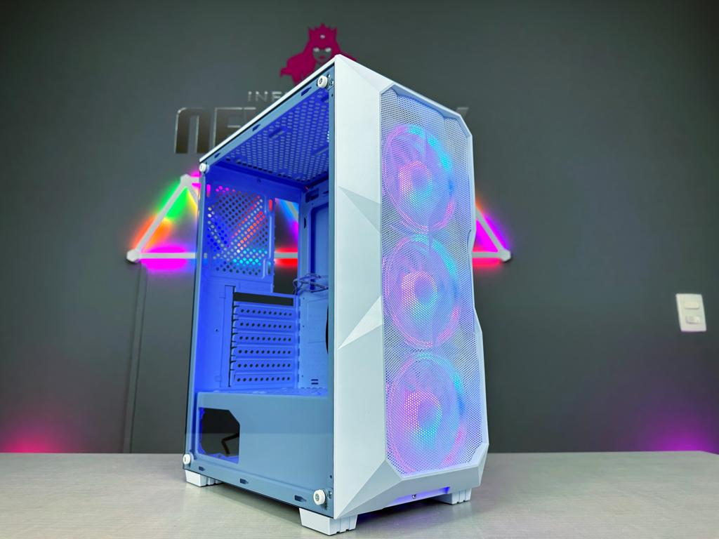 GABINETE GAMER BRANCO COM 3 FANS - GB1730 - miniatura 2