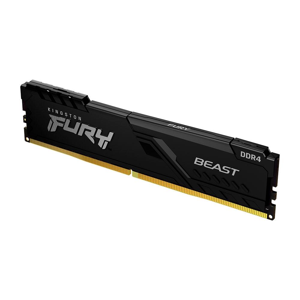 Memória Kingston Fury Beast, 8GB 2666MHz DDR4 CL16 Preto - miniatura 4