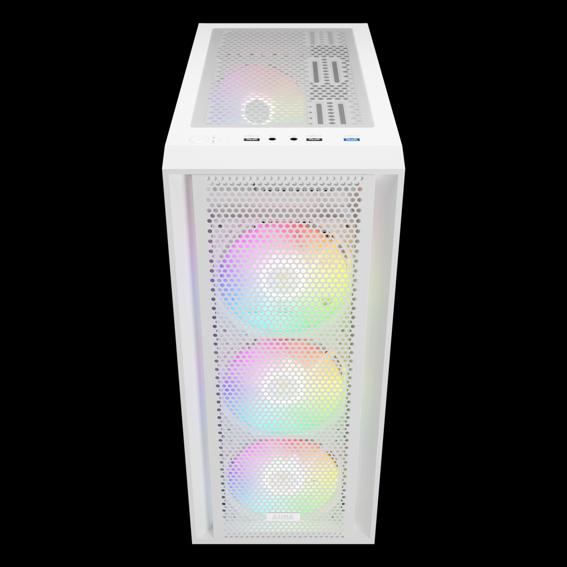 Gabinete Gamdias Aura GC2 Elite WH com 4 Fans - miniatura 2