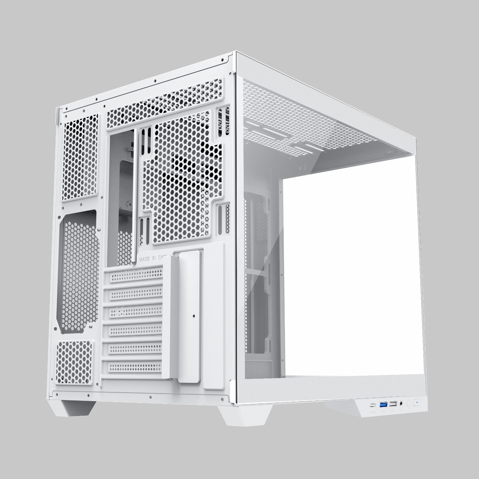 GABINETE REDRAGON WIDELOAD PRO BRANCO CA-604W-PRO - miniatura 3