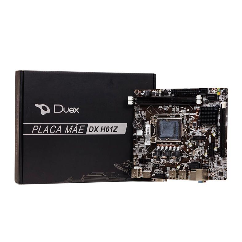 Placa Mãe Duex Dx H61z Chipset Intel H61 2ª 3ª Ddr3 Lga 1155 - foto 1