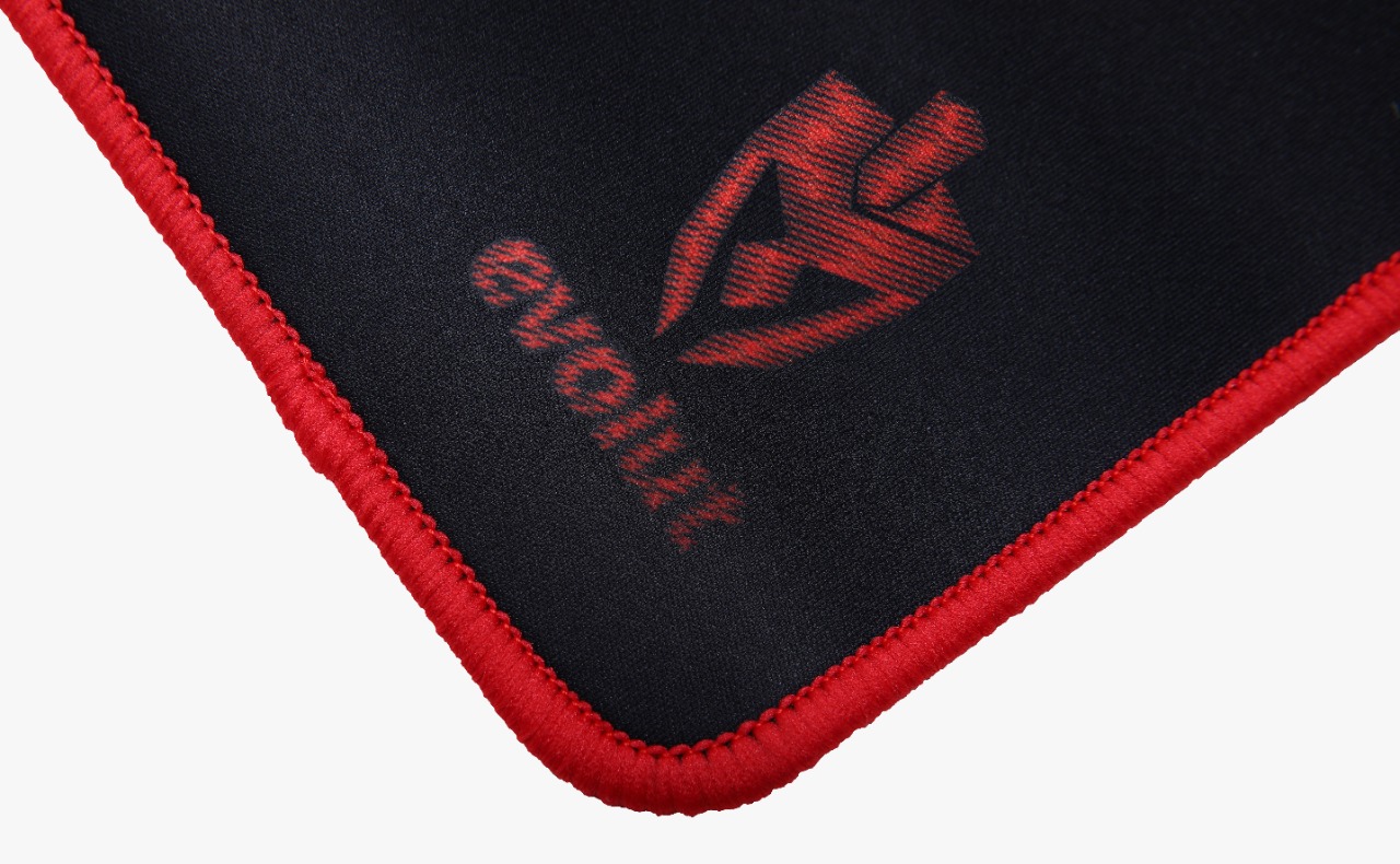 MOUSEPAD GAMER PRETO COM VERMELHO GRANDE RETANGULAR EVOLUT EG-402 BK - miniatura 3