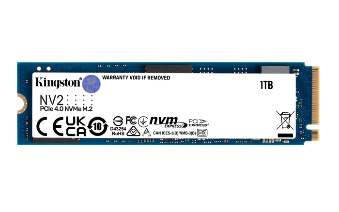 SSD KINGSTON NV2 1TB M2 2280 NVME PCIE 40 SNV2S1000G - miniatura 3