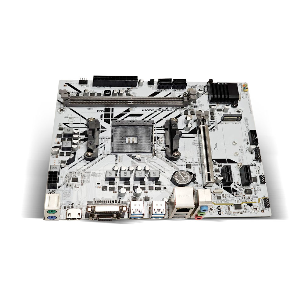 Placa Mae DUEX B450 - Branca - DX B450M ZG M.2 AMD Ryzen AM4 DDR4 - miniatura 3