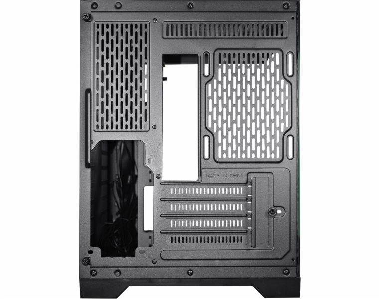 GABINETE GAMER KMEX CG-xxKN SPACE AQUARIO PRETO MICRO ATX SEM FAN - miniatura 3