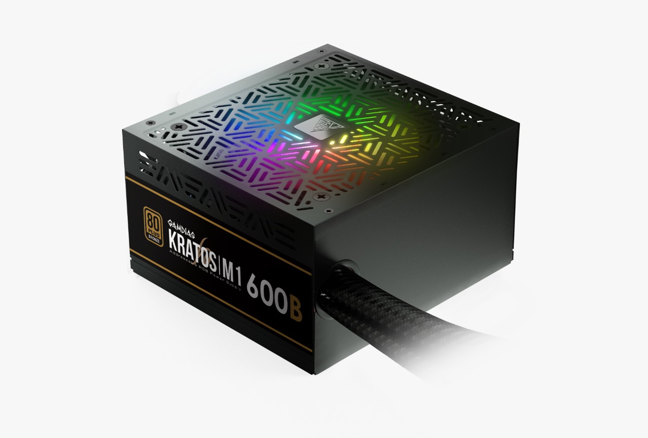 FONTE GAMDIAS 600 WATTS 80 PLUS KRATOS M1 - miniatura 6