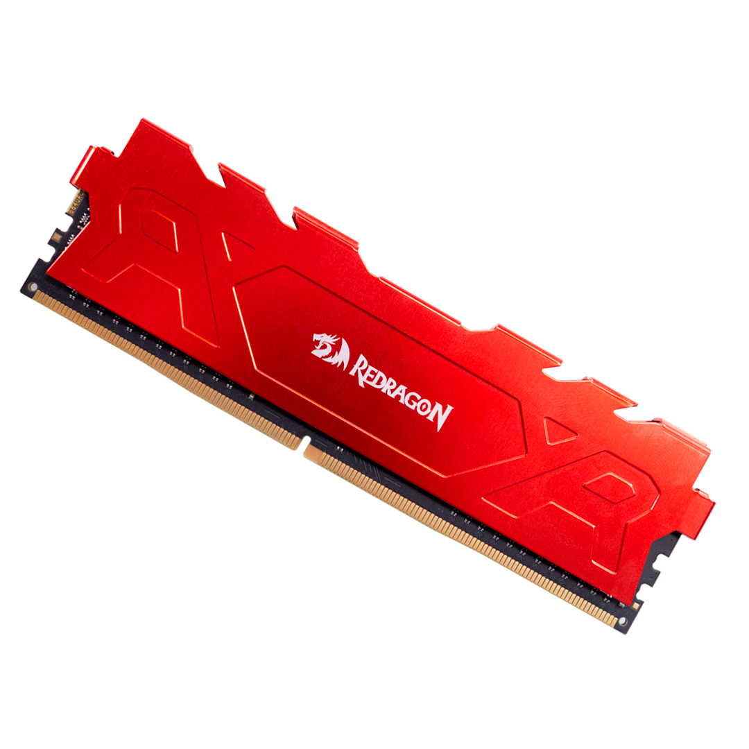 MEMORIA DDR4 8GB REDRAGON RAGE 3200MHZ/CL16 VERMELHA - miniatura 2