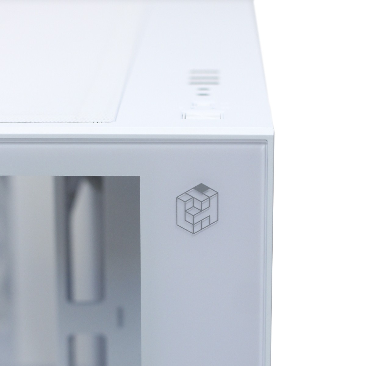 Gabinete Gamer Liketec Cube Kirra Snow Mid Tower Vidro Com 4 Fans - miniatura 6