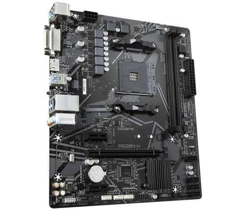 Placa Mãe Gigabyte Para Amd Am4 A520m S2h 2x Ddr4 Matx - miniatura 2