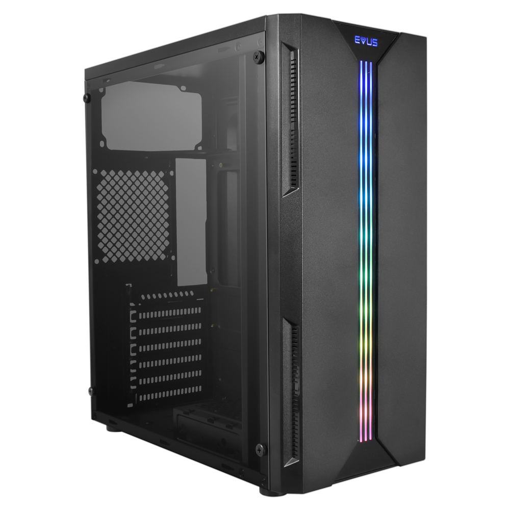 Gabinete Gamer Evus EV-G13 ATX com Led RGB - foto 1