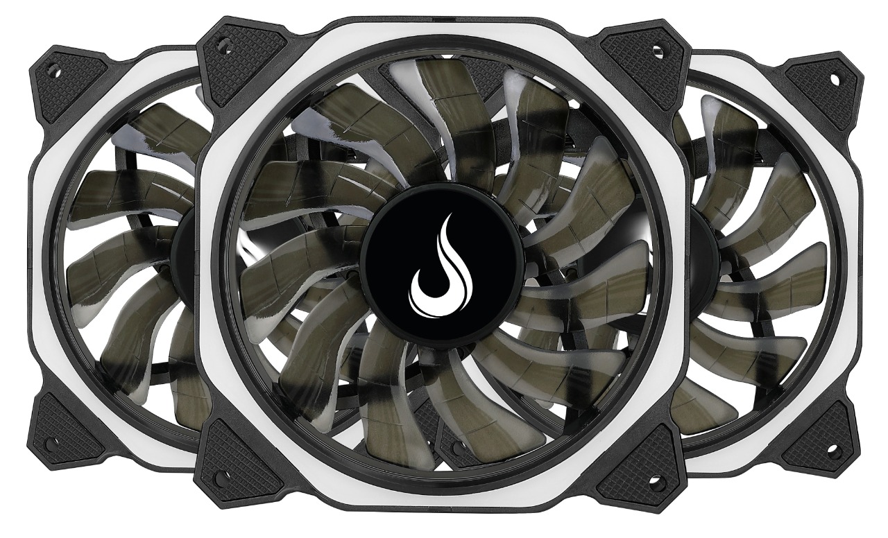 Kit 3 Fans Aura Energy Rise Mode + Controladora - miniatura 6
