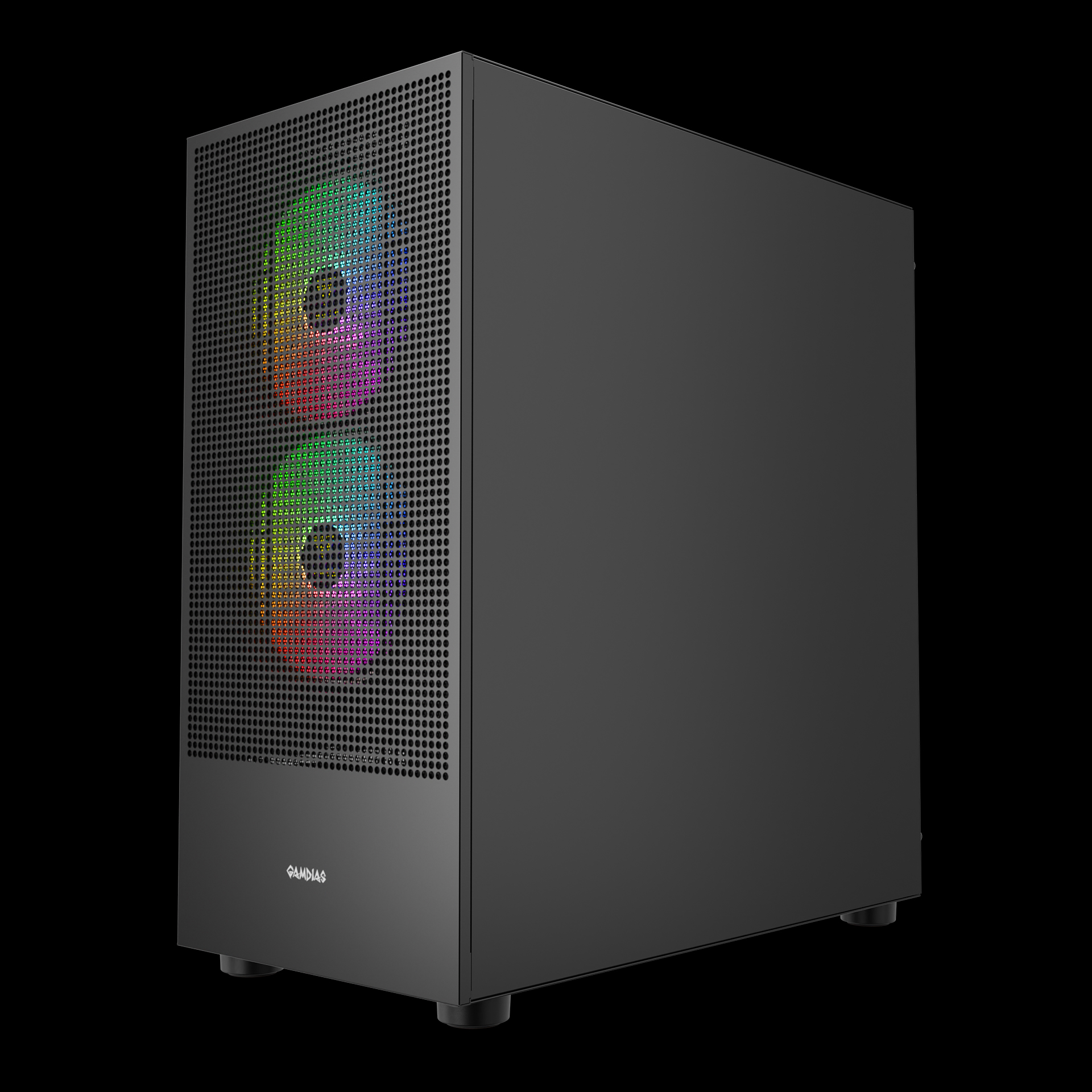 Gabinete Gamdias Talos E3 Mesh Elite Preto com 3 fans - miniatura 4