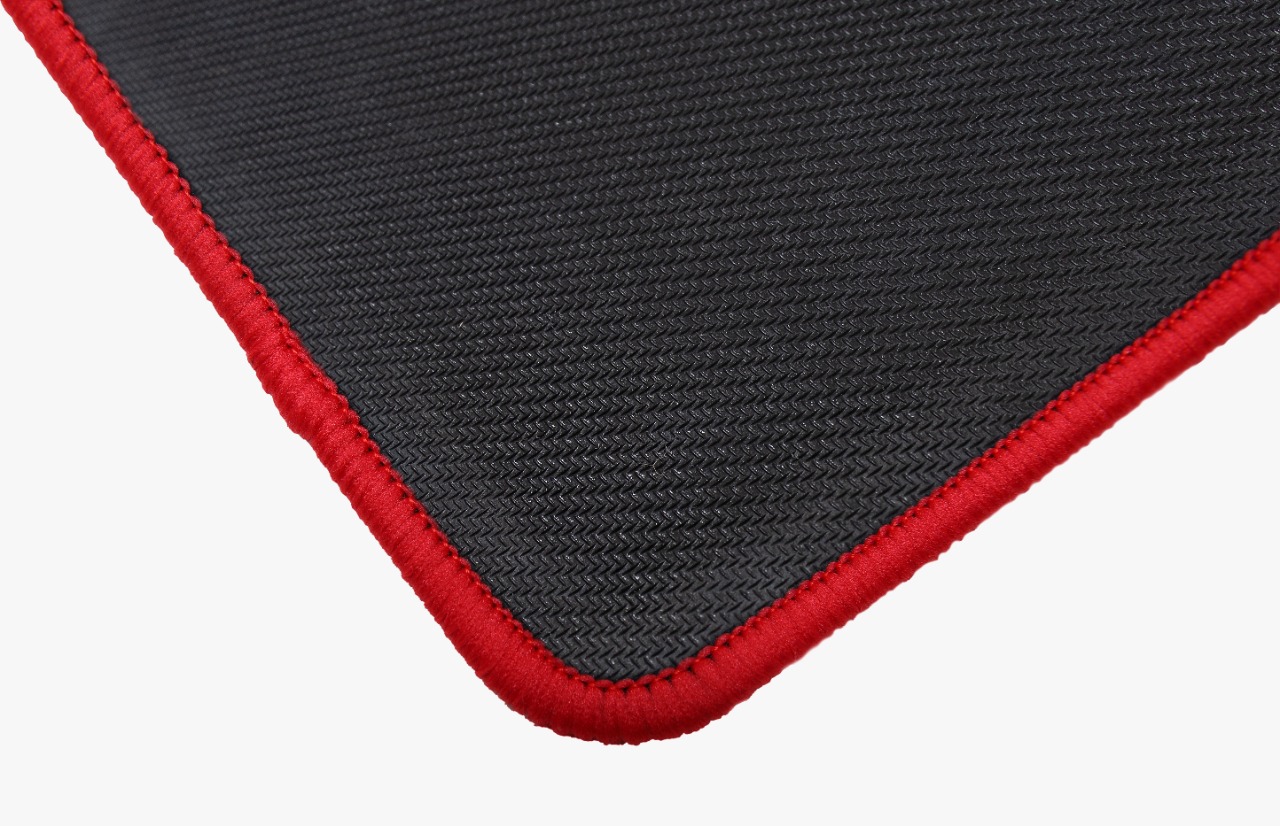 MOUSEPAD GAMER PRETO COM VERMELHO GRANDE RETANGULAR EVOLUT EG-402 BK - miniatura 4
