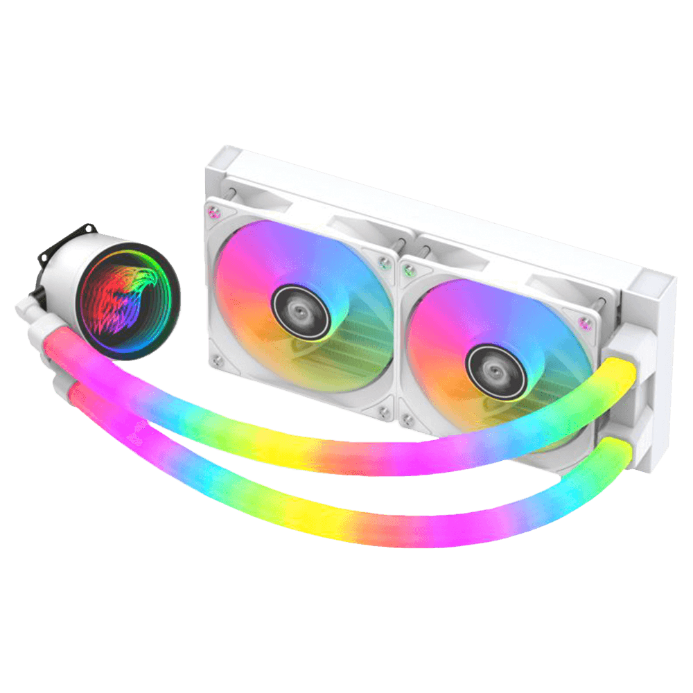 Water Cooler Gamer WAC5 Bifrost K-MEX 240mm Branco Iluminação ARG - foto 1