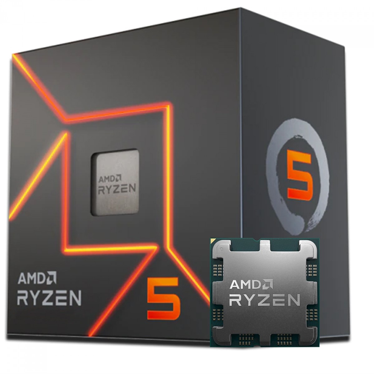Processador AMD Ryzen 5 8500G, 3.5GHz (5.0GHz Turbo), 6-Cores 12-Threads, AM5 - foto 1