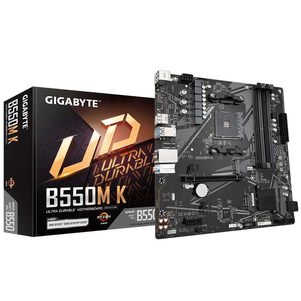 PLACA MAE AMD GIGABYTE B550M K G10 DDR4 AM4 - foto 1