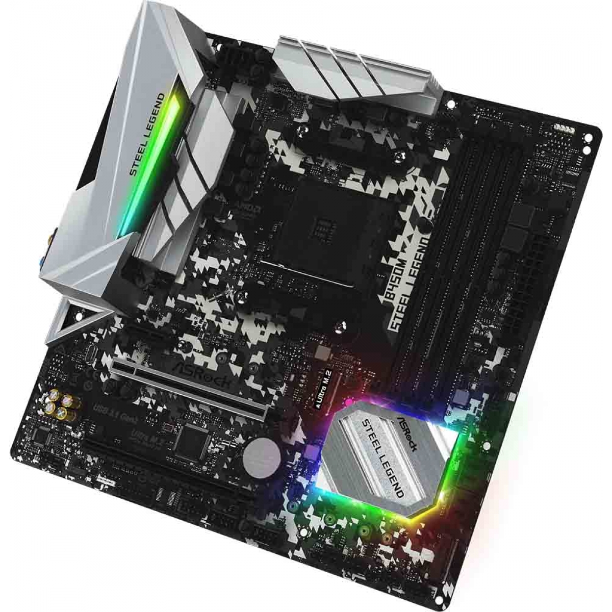 Placa Mae ASRock B450M Steel Legend - miniatura 3