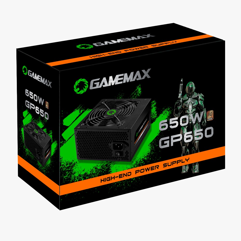 FONTE GAMEMAX 650W 80 PLUS BRONZE GP650 COM CABO PFC ATIVO - foto 1