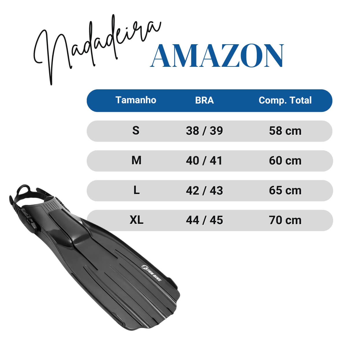 AMAZON, Nadadeira Pé Aberto - Miniatura 6