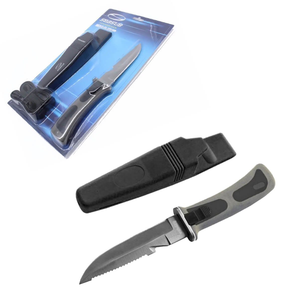SHARP, Faca de Mergulho com Bainha e Tiras - Miniatura 4