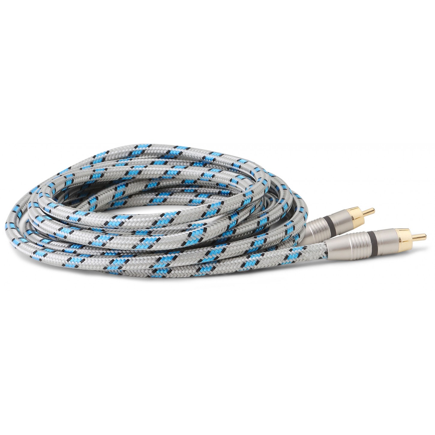 AR2-RCA 3mt Cabo RCA Noise Free Dual Core - 3m (unitário)