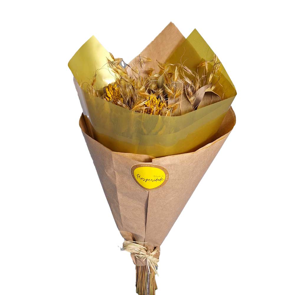 Planta Seca Buquê Variado Profetic Prosperidade 50cm