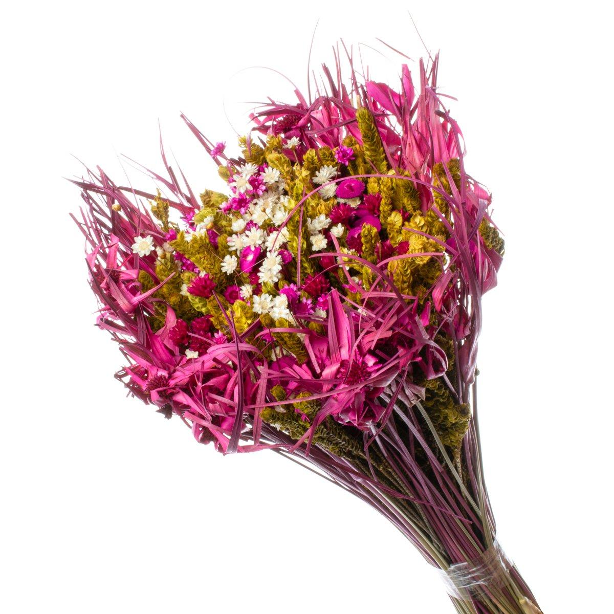 Buque De Flor Seca Estrelinha Presente Decoração - Pink