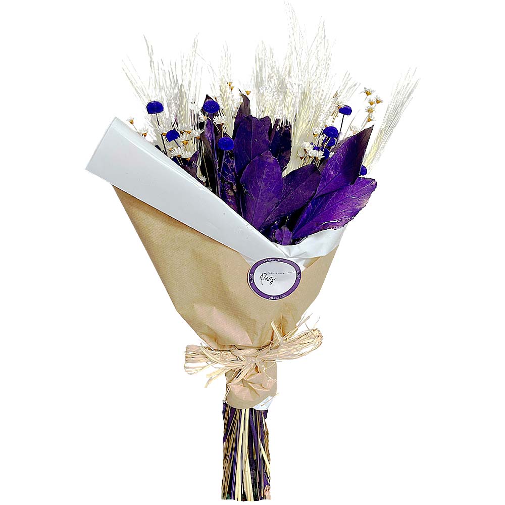 Planta Seca Buquê Variado Profetic Paz 50cm