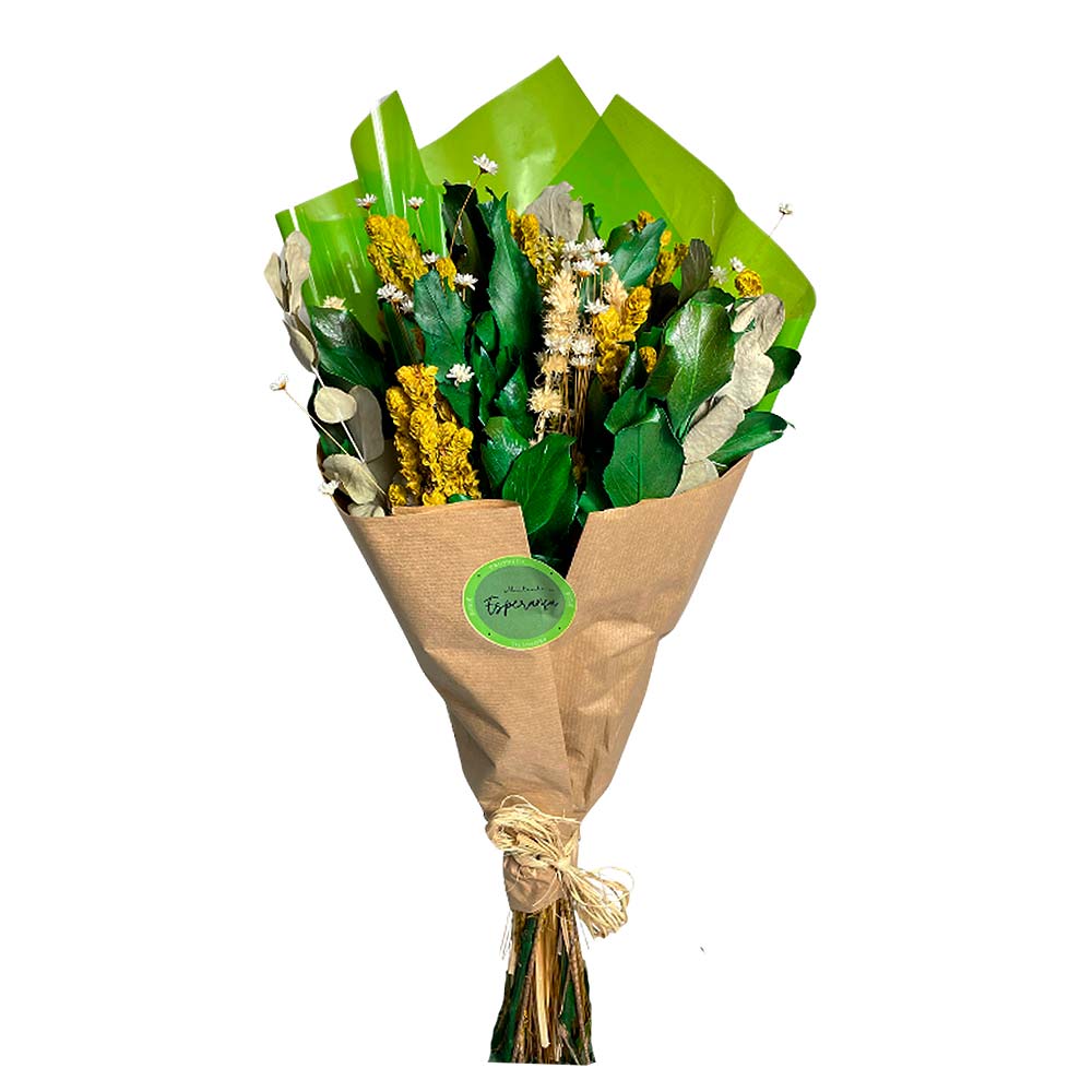 Planta Seca Buquê Variado Profetic Esperança 50cm