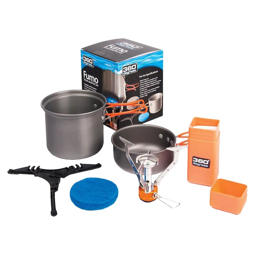 Kit Panela e Fogareiro 360° Furno Stove & Pot Set