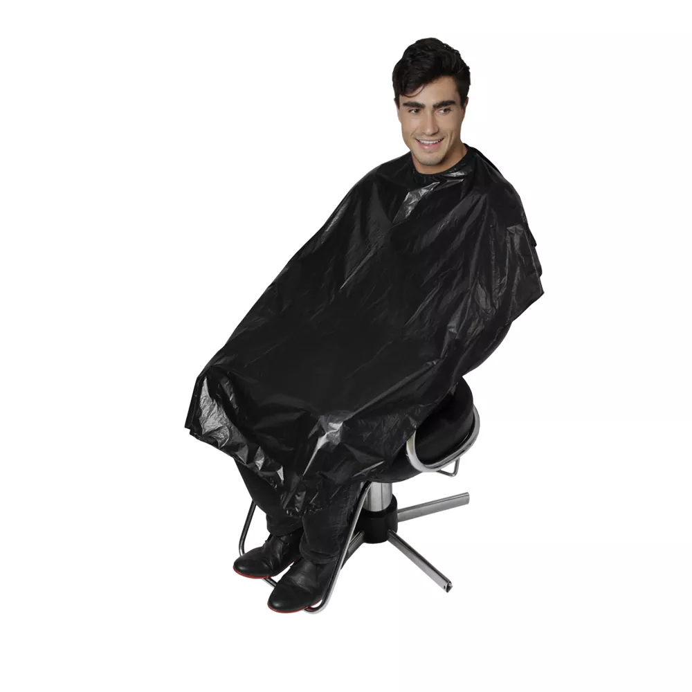 Capa S/M C/V PVC Emborrachada p/ tintura Preta Santa Clara