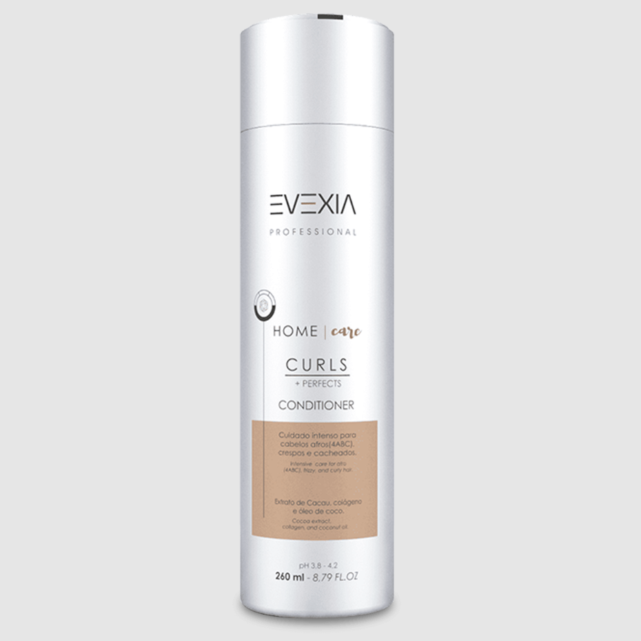 CONDICIONADOR CURLS + PERFECT EVEXIA PROFISSIONAL -260ML