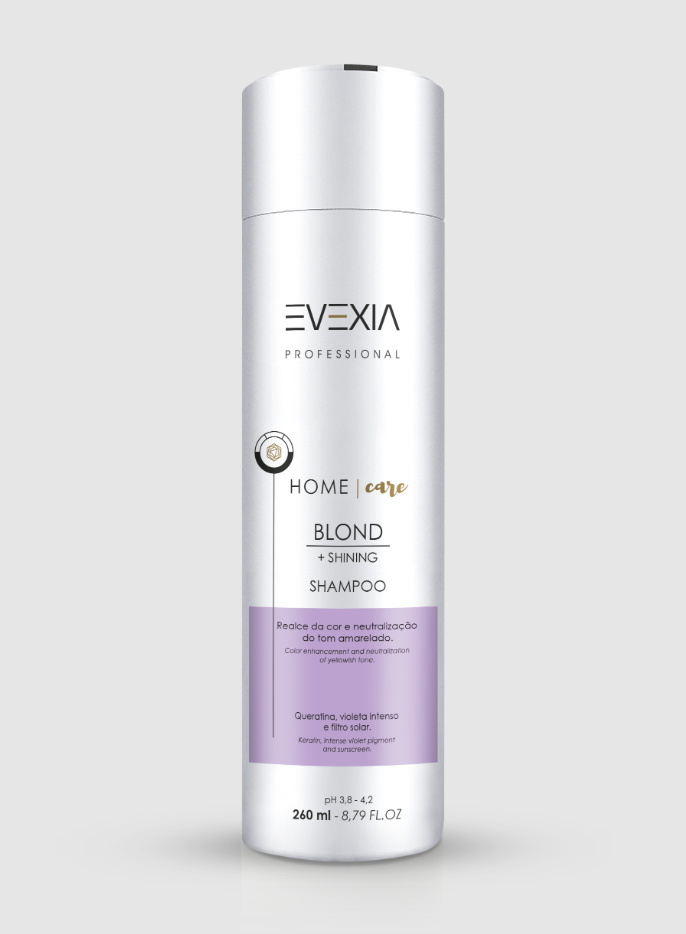 SHAMPOO BLOND + SHINING EVEXIA PROFISSIONAL -260ML
