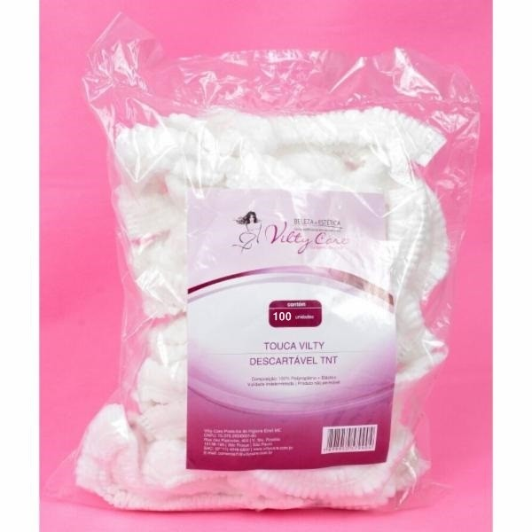 TOUCA VILTY PLASTICA - PCT C/ 100 UNID .