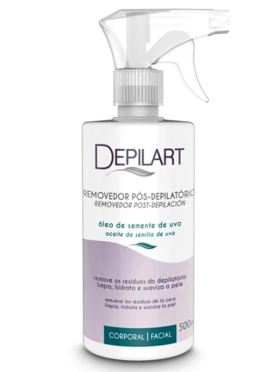 Removedor Depilart 500 ml - Oleo Semente de uva