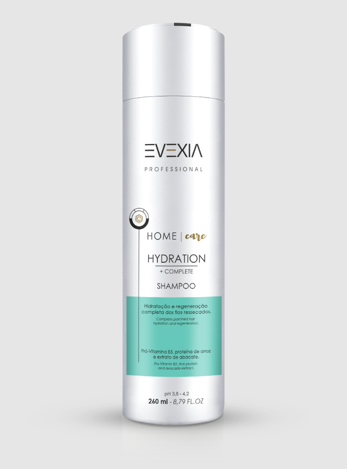 SHAMPOO HYDRATION + COMPLETE EVEXIA PROFISSIONAL -260ML