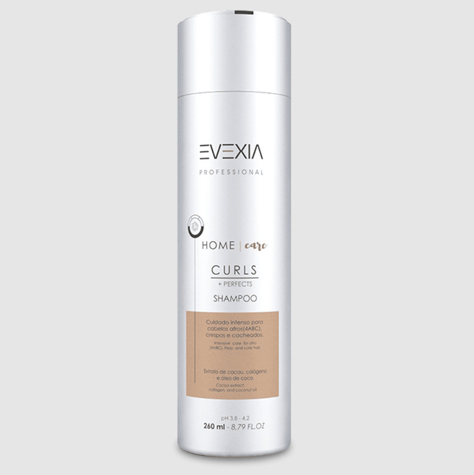 SHAMPOO CURLS + PERFECT EVEXIA PROFISSIONAL -260ML